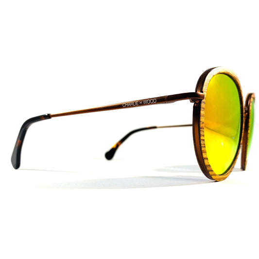 polarized lenses American designers wooden frames