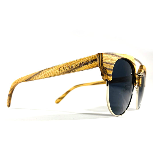 polarized lenses American designers wooden frames
