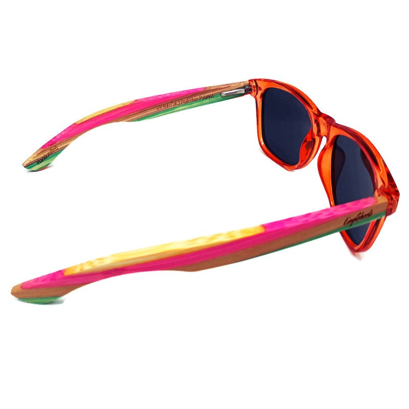 Engleberts Handcrafted Polarized Sunglasses Juicy Fruit Multi Colore Pamisva